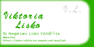 viktoria lisko business card